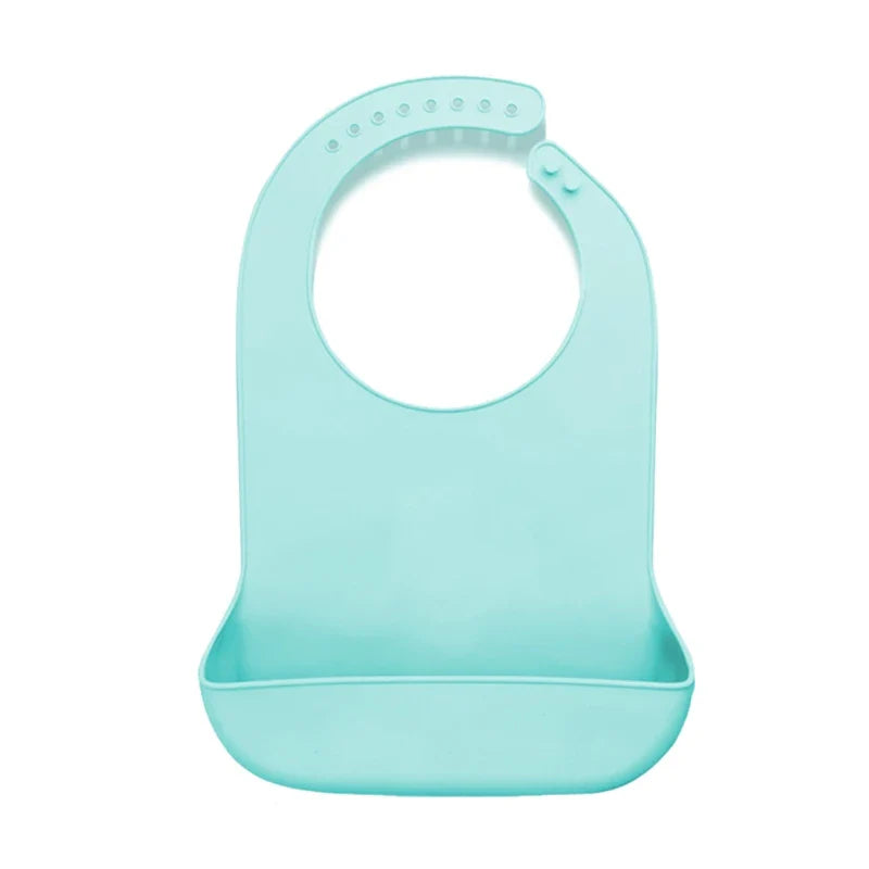 1 Pc Waterproof Adult Mealtime Anti-oil Silicone Bib Protector Disability Aid Apron Senior Citizen Aid Aprons