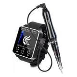 Smart Digital Wireless Permanent Makeup Watch Tattoo Machine 0.18mm Micro 1RL Needle for Eyebrow/Lip/Eyeliner/MTS Tattoo Machine