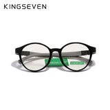 KINGSEVEN Children S Size 43mm Anti-blue Square Blue Light Blocking Glasses Kids TR90 Flexible Computer Gaming Clear Eyewear