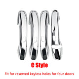 For Mercedes Benz A B C E GLC CLA GLE GLS GLB Class W177 W247 W205 W213 X253 C118 W167 Car Door Handle Cover Trim Frame Sticker