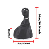 5 Speed Car Gear Shift Knob Lever Stick Gaitor Boot Cover For Opel/Vauxhall Corsa D 2006-2014 009140093 19276456