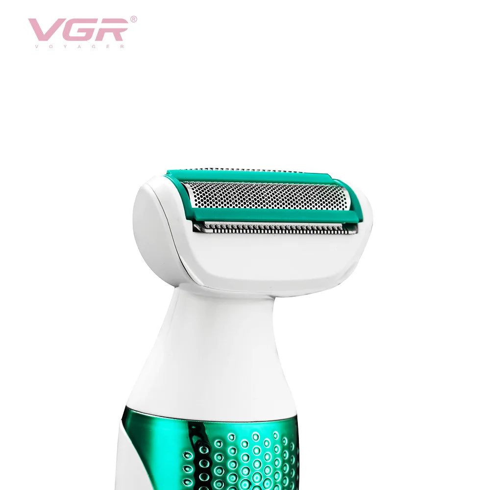 VGR 720 Personal Care (5 In 1)Shaver 3D Curved Net Epilator Body Washable Appliances Eyebrow Wash Face Massage Nose Shaving V720