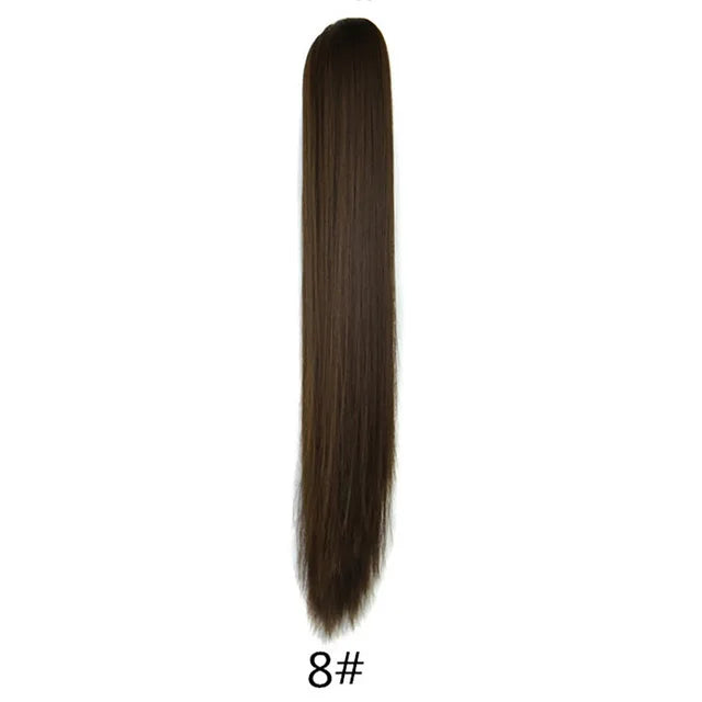 22inch Claw Clip On Ponytail Hair Extension Synthetic Ponytail Extension Hair For Women Pony Tail Hair Hairpiece