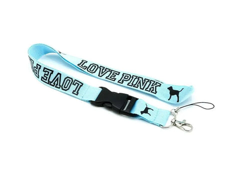 Wholesale Lot 10pcs Cellphone lanyard Straps Clothing Keys Chain ID cards Holder Detachable Buckle VS Love PINK Lanyards