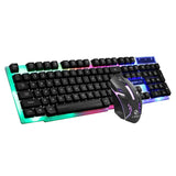 2023 New GTX300 USB Wired 104 Keys RGB Backlight Ergonomic Gaming Mouse Keyboard Set