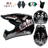 Send 3 pieces gift motorcycle helmet children off-road helmet bike downhill AM DH cross helmet capacete motocross casco