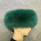 Winter Fashion Elastic Headband Fox Fur Headwear Racccoon Fur Women's Fluffy Real Fur Band S8300