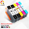 CMYK SUPPLIES 5x ink cartridge replacement for  hp 655 with chip for hp Deskjet 3525/4615/4625/5525/6520/6525 Printer