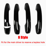 For Mercedes Benz A B C E GLC CLA GLE GLS GLB Class W177 W247 W205 W213 X253 C118 W167 Car Door Handle Cover Trim Frame Sticker