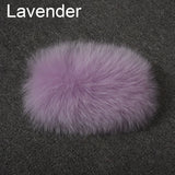 Winter Fashion Elastic Headband Fox Fur Headwear Racccoon Fur Women's Fluffy Real Fur Band S8300