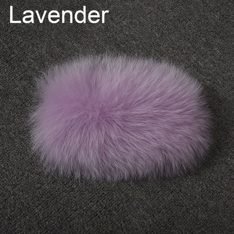 Winter Fashion Elastic Headband Fox Fur Headwear Racccoon Fur Women's Fluffy Real Fur Band S8300