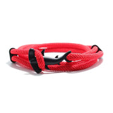 Handmade Adjustable Milan Rope Bracelet Bohemia Hammerhead Shark Braclet Trendy Red Thread Braslet Men Women Jewelry Accessories