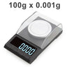 0.001g Precision Electronic Scales 100g/50g/20g Digital Weighing Gem Jewelry Diamond Scale Portable Lab Weight Milligram Scale