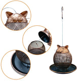 Wild Bird Feeder Squirrel Proof Hanging Bird Feeder for Outside,Garden Decoration Yard for Bird Watchers