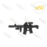 50PCS/LOT Weapon Model Gun Pack Star W Movie Series Blaster Guns Military Accessories DIY Building Blocks Toys For Children Gift