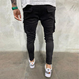 Mens Stretchy Skinny Ripped Jeans Men Slim Fit Denim High Quality Jean Fashion Sweatpants Hip hop Trousers Jogger Pencil Pants