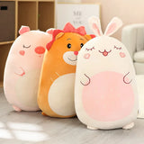 Squish Pillow Plush Toy Animal Kawaii Unicorn Dinosaur Lion Soft Big Pillow Buddy Stuffed Cushion Valentine's Gift For Kids Girl