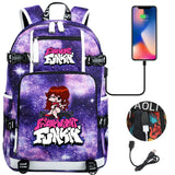 Friday Night Funkin Backpacks For School Multifunction USB Charging Bag Boy Girl Teenager School Bags Travel Laptop Mochila