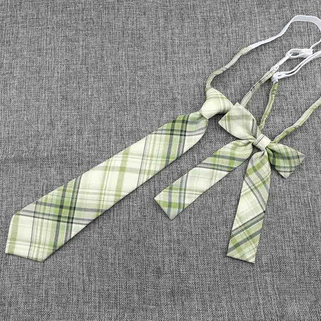 Hand-Made Necktie Bowtie Set High Quality Boy Girl School Suit Shirts Student Butterfly Striped Plaid 100%Cotton Accessory Trend