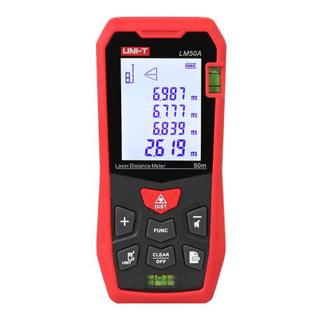 UNI-T Laser Rangefinder LM50A LM70A LM100A LM120A Laser Distance Meter Digital Range Finder Tape Measure