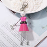 YLWHJJ brand Doll Handmade Cute charm keychain for Women Car Pendant Girls fashion Jewelry Bag key chains Accessories key ring