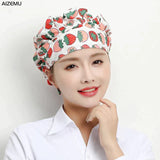 Cute Elastic Kitchen work Hats Restaurant Breathable chefs hat Hotel Cooking Accessories Cap Women Dust proof housework Hat Men