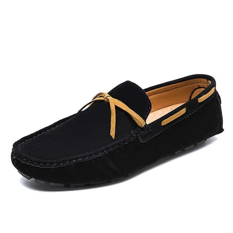 Suede Loafers Men Big Size 48 47 Boat Shoes Slip On Mocasines Hombre Handmade Lazy Shoes Driving Moccasins Casual Office Flats