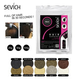 Sevich 10 Color Hair Building Fiber Instant Thickening Hair 500g Keratin Powders Fibers Hair Regrowth Fiber Refill Bags