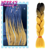 Braiding Hair 24 Inches Jumbo Braid Synthetic Hair Extensions for Braids 100G/Pack Women DIY Hair Yellow Pink Orange Grey Blonde