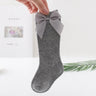 2023 Baby Girls Socks New Toddlers Girl Big Bow Knee High Long Soft Kids Socks Bowknot 100% Cotton 0-5Years Newborn Socks