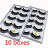 50/100 Pairs False Eyelashes Wholesale Fluffy Long Lashes Natural Makeup Tools Eye Lashes Bulk Faux Mink Lashes maquiagem