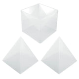 15Cm Large Pyramid Silicone Mold with Fixed Frame for DIY Crystal Uv Epoxy Jewelry Decoration Tools for Resin