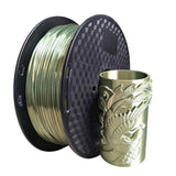 Silk PLA Bronze 3d Printer Filament 1.75mm 3D Printing Metal-like Material Silky Bronze Shine Shiny 3D Supplies Plastic Printing