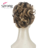 StrongBeauty Silver Short Natural Wave Ponytail Hair Extension With Claw Clip In Hairpiece COLOUR CHOICES