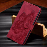 Butterfly Leather Flip Cover For Xiaomi Mi11 Redmi Note 9T 9 9A 9S 8 Pro 8A POCO X3 NFC M3 F3 10 Pro Lite Phone Wallet Book Case