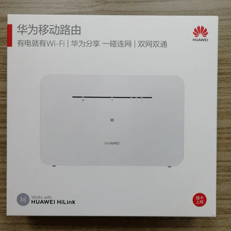 HUAWEI 4G Mobile Router B311B-853 NANO SIM Card Slot Fixed Line Cat 4 300Mbps Access Point NFC Wireless Router