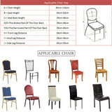 Fashion Brief Solid Chair Covers Spandex Stretchy Slip Cover Wedding Banquet Dining Chair Covers Party Kitchen Seat Covers