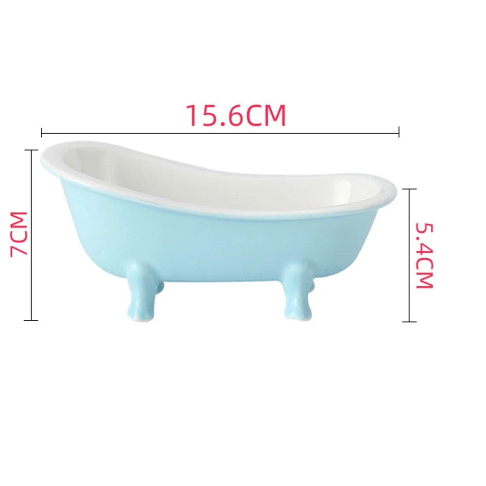 Small Animal Hamster Bed Ice Bathtub Accessories Cage Toys Ceramic Relax Habitat House Sleep Pad Nest for Hamster Food Bowl