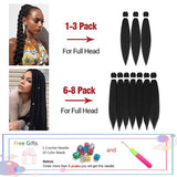 Alororo Ombre Pre Stretched Braiding Hair Synthetic Hair Braids 30 Inch Afro Brown Black Blue Profession Jumbo Box Braids