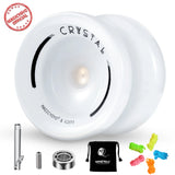 MAGICYOYO K2 CRYSTAL Yoyo , Dual Purpose Responsive Yo-Yo for Beginner, Replacement Unresponsive Bearing for Advanced