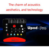 2024 1 Set Upod Pro Professional External Sound Card Microphone 48V USB 2.0 Recording Interface for Mobile Phone PC Karaoke Live