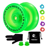 MAGICYOYO Responsive YoYo K1-Plus with Yoyo Sack + 5 Strings and Yo-Yo Glove Gif