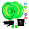 MAGICYOYO Responsive YoYo K1-Plus with Yoyo Sack + 5 Strings and Yo-Yo Glove Gif