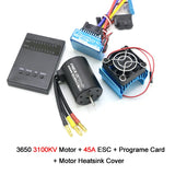 RC Motor 3650 3100KV / 3900KV / 4300KV / 5200KV Brushless Motor & 45A 60A 80A 120A ESC Combo Set for 1:10 RC Car RC Boat Part