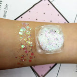 18 Colors Diamond Sequins Eyeshadow Body Face Sequins Glitter Waterproof Long Lasting Eye Shadow Party Makeup Cosmetics TSLM2