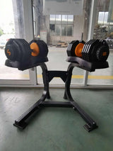 Adjustable Dumbbell Set for Household, Fast, Automatic, High Quality, Fitness Equipment, New, Popular, 5.3 lb, 25kg