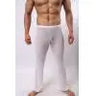 Hirigin Men's Sexy Soft Mesh Sheer See-through Stretch Pants Trousers Sleepwear Hot Transparent Men Pants Homewear