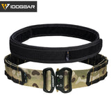 IDOGEAR Tactical 2 inch Combat Belt Quick  Release Buckle MOLLE Hunting Sport Mens Belt Durable Outdoor Wargame 3414