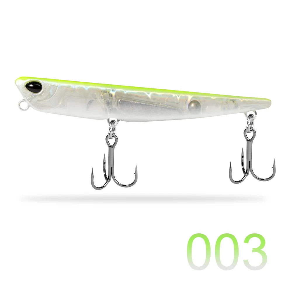 Hunthouse Bay RUF MANIC 75mm/8g Sinking Pencil Fishing lure stickbait BKK Hook Hard Lure for seabass fish