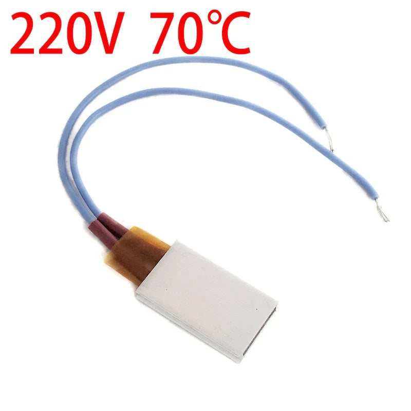 35*21mm PTC Heating Element 12-220V Constant Temperature Thermistor Air Heating Sensor Aluminum Outdoor Heater Components